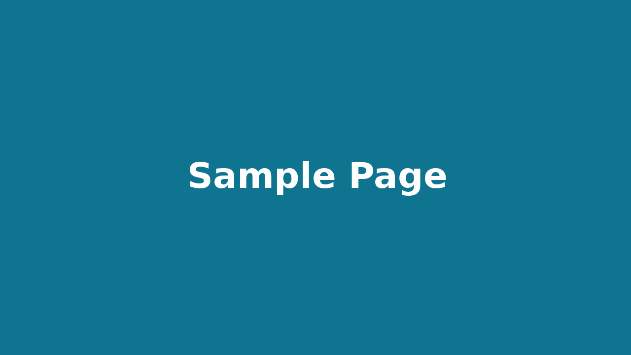 Sample Page